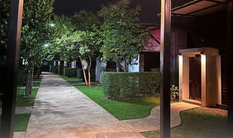 Front of property - evening/night