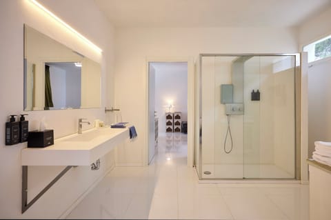 Superior Studio Suite | Bathroom | Shower, free toiletries, towels