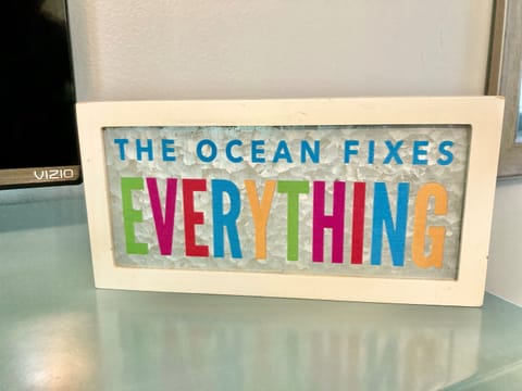 Let the ocean fix it all!! Go ahead, book today!!