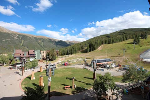 Summer view from balcony