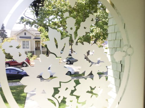 view out the front door