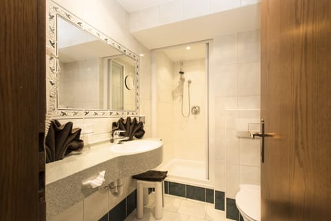 Classic Double Room, Mountain View | Bathroom | Shower, free toiletries, hair dryer, towels