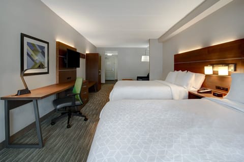 Suite, 2 Queen Beds | In-room safe, desk, iron/ironing board, free cribs/infant beds