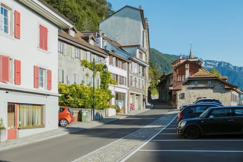 Economic Room Street Side View | Premium bedding, in-room safe, individually decorated
