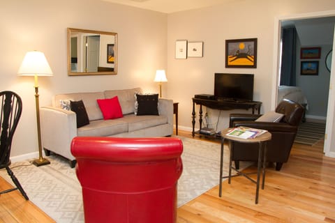 Deluxe Suite, 2 Bedrooms (The Dutchess Suite) | Living area | Flat-screen TV