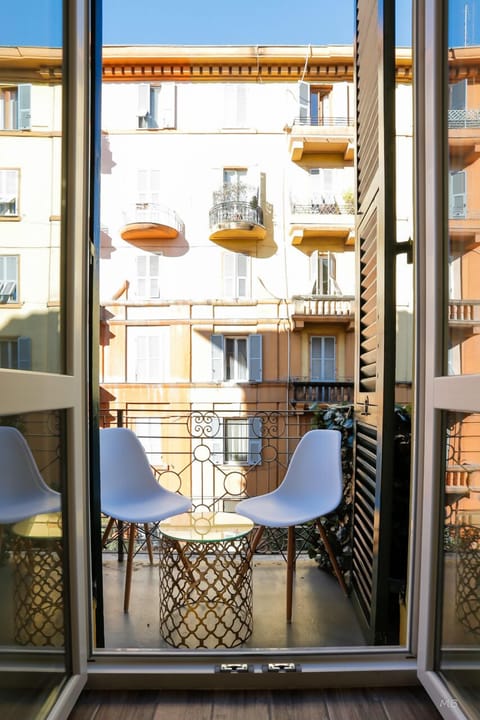 Triple Room, Balcony, City View | Street view