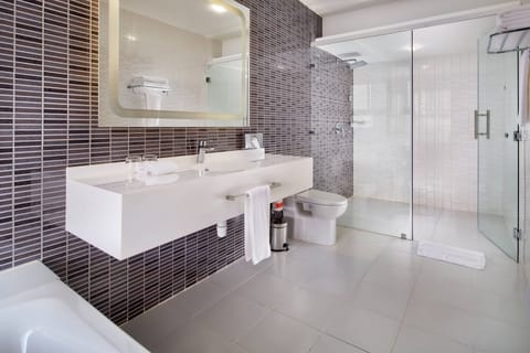 Executive Suite, 1 Bedroom, Non Smoking, City View (Balcony) | Bathroom | Shower, rainfall showerhead, free toiletries, hair dryer