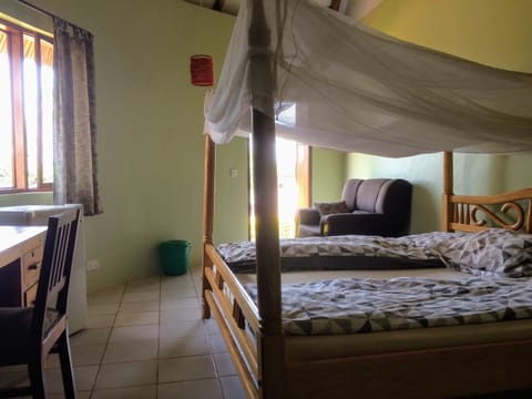 Double Room, Pool View | In-room safe, iron/ironing board, free WiFi, bed sheets