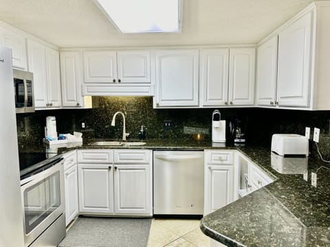 Well stocked kitchen with a Keurig AND a standard coffee maker!