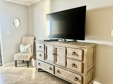 New 55" Smart tv in the master bedroom!