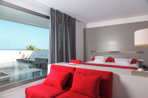 Superior Suite, Sea View | Premium bedding, down comforters, minibar, in-room safe