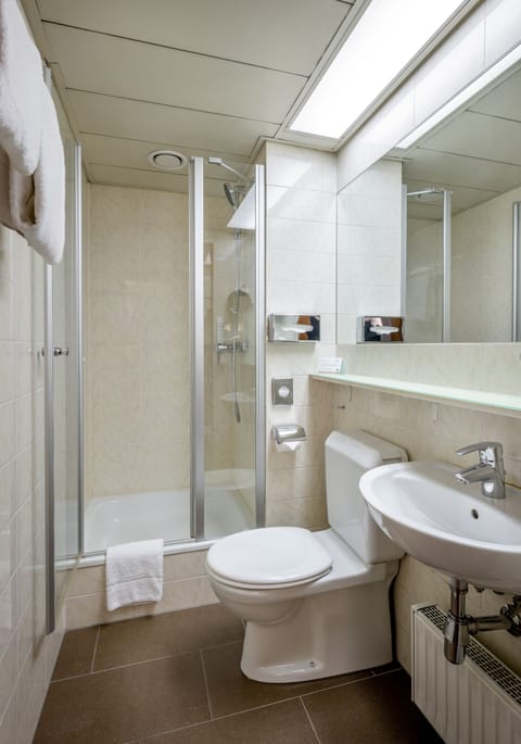 Free toiletries, hair dryer, towels