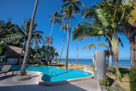 Exclusive Villa, 5 Bedrooms, Pool Access, Beachfront | Terrace/patio