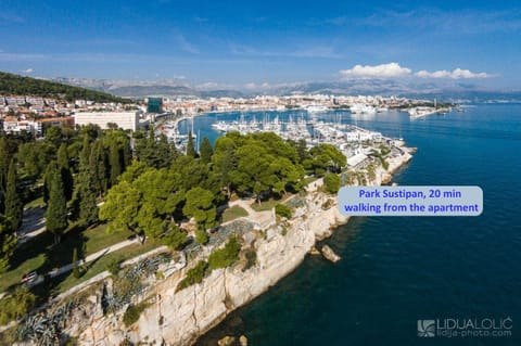 Park Sustipan, 5 min walking from the apartment
