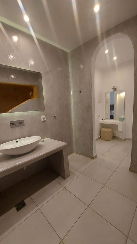 Executive Suite | Bathroom | Shower, rainfall showerhead, free toiletries, hair dryer