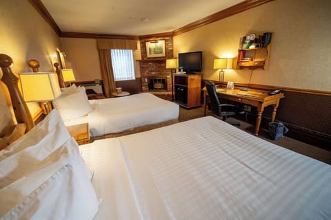 Standard Room, 2 Queen Beds, Non Smoking, Fireplace | Premium bedding, pillowtop beds, in-room safe, individually decorated