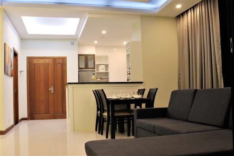 Apartment, 2 Bedrooms | Living area | LED TV