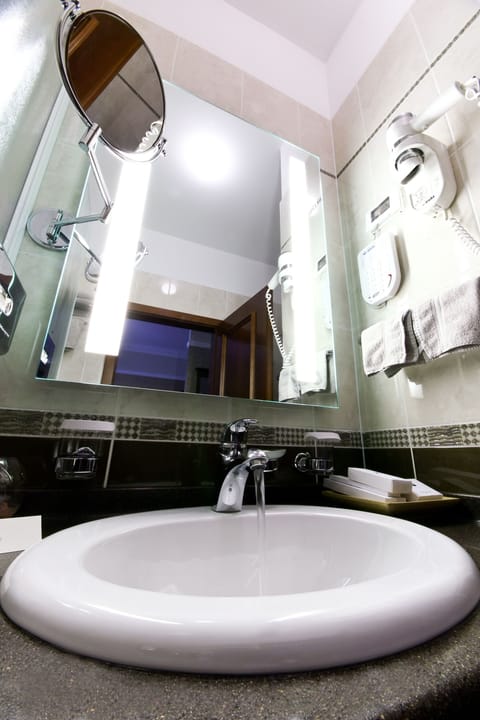 Superior Double Room | Bathroom | Designer toiletries, hair dryer, bathrobes, slippers