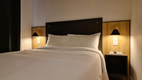 Double Room | Premium bedding, desk, laptop workspace, blackout drapes