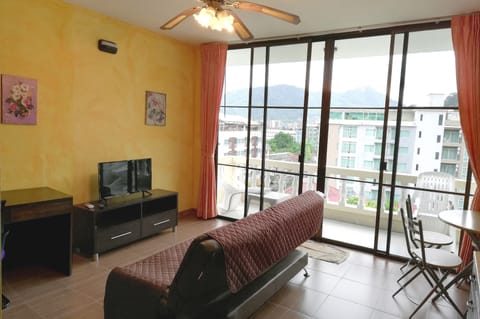 Standard Condo, 1 Bedroom, Non Smoking, Hill View | Living area | 32-inch flat-screen TV with cable channels, TV