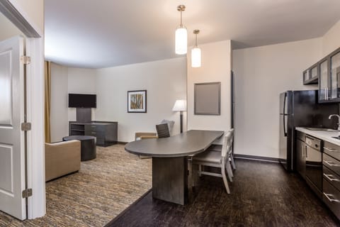 Suite, 1 Bedroom | Individually furnished, desk, laptop workspace, blackout drapes