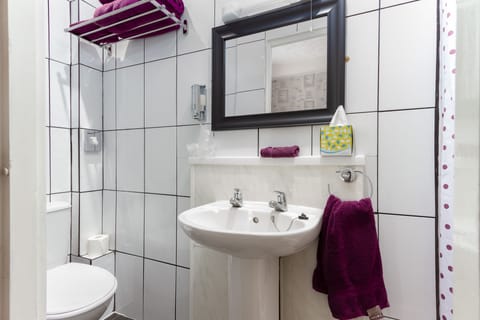 Double Room (Room 4) | Bathroom | Shower, free toiletries, hair dryer, towels