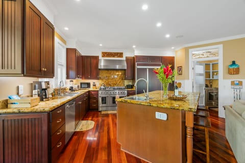 Open concept kitchen