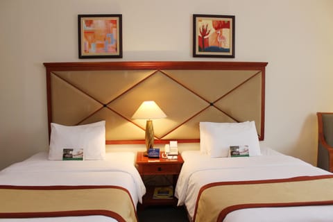 In-room safe, free WiFi, bed sheets, alarm clocks