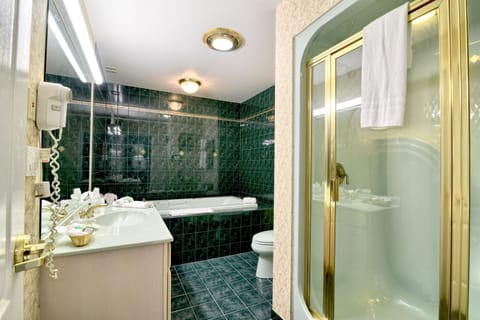 Office (Main) Building Executive Suites | Bathroom | Designer toiletries, hair dryer, towels