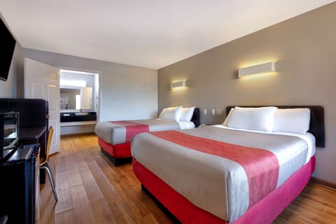 Standard Room, 2 Queen Beds, Accessible, Non Smoking | Blackout drapes, free WiFi, bed sheets