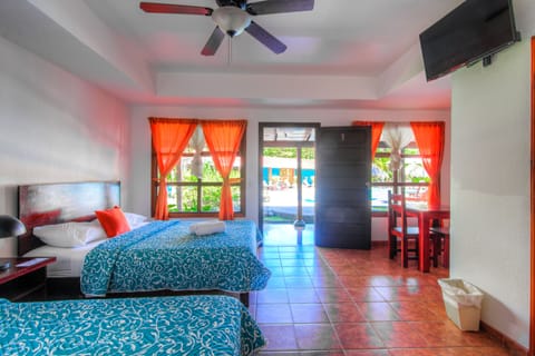 Beachfront Two Queen Beds | Individually furnished, free WiFi, bed sheets