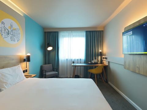 Double Room | Select Comfort beds, desk, laptop workspace, blackout drapes