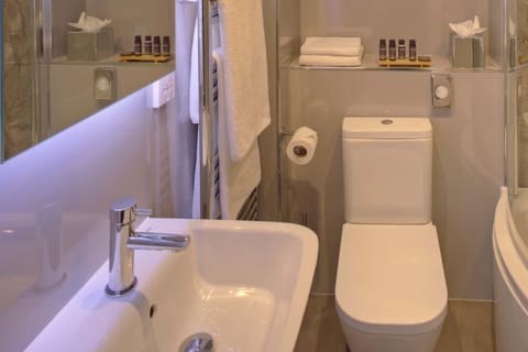 Double Room, Garden View (Accessible) | Bathroom