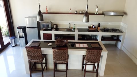 Villa, 2 Bedrooms | Private kitchenette | Fridge, microwave, stovetop, coffee/tea maker