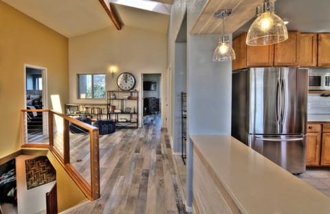 Custom lighting and quality design are  the hallmarks of this incredible home.