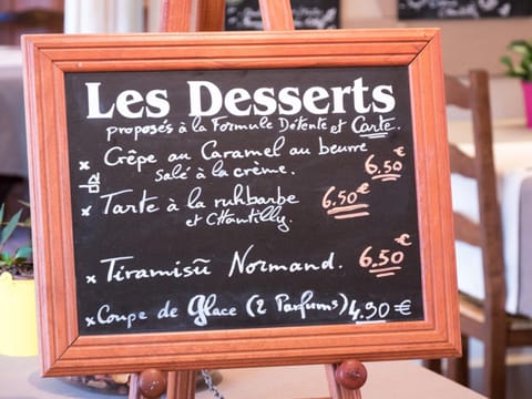 Breakfast, lunch, dinner served; French cuisine