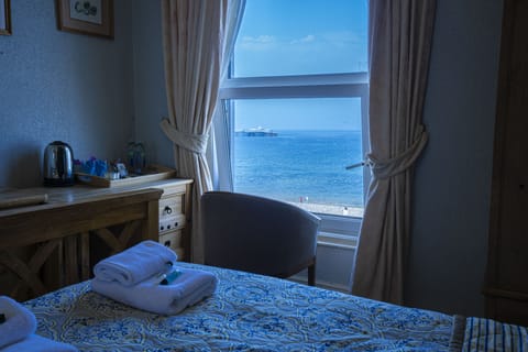 Classic Double Room, 1 Double Bed, Sea View | Desk, iron/ironing board, free cribs/infant beds, bed sheets