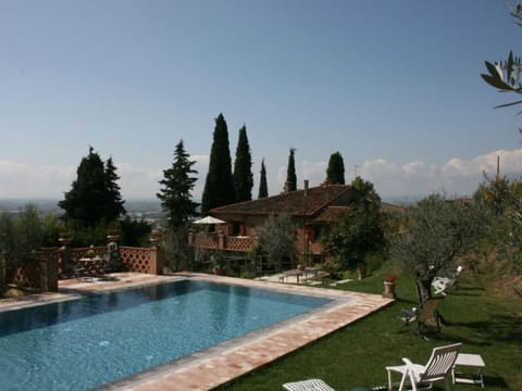 Seasonal outdoor pool, pool umbrellas, sun loungers