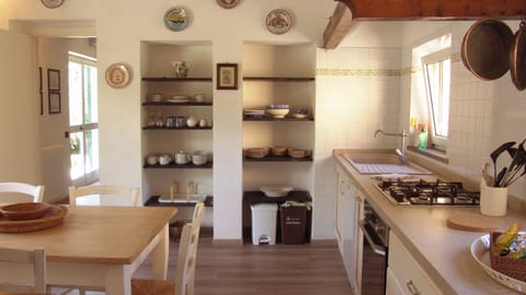 Deluxe Villa | Private kitchen | Full-size fridge, oven, stovetop, dishwasher