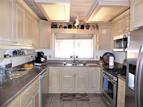 Fully stocked kitchen
