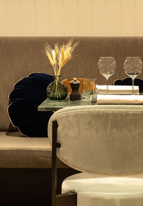 Dinner served, French cuisine