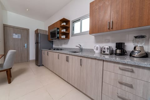 Apartment, 2 Bedrooms, Ocean View | Private kitchenette | Mini-fridge, coffee/tea maker