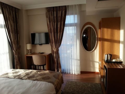 Double Room | Minibar, in-room safe, desk, iron/ironing board