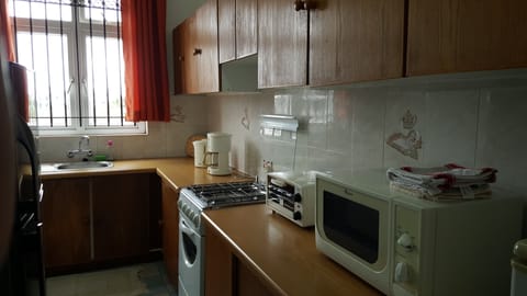 Economy Apartment, Terrace | Private kitchenette | Full-size fridge, microwave, oven, stovetop