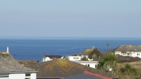 View across the park out to sea