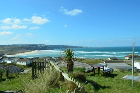 View from the balcony looking at St Ives