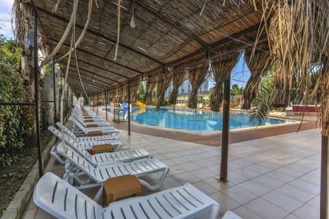 2 indoor pools, 2 outdoor pools, pool umbrellas, sun loungers