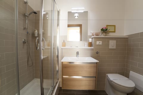 Exclusive Double Room | Bathroom | Shower, free toiletries, hair dryer, slippers