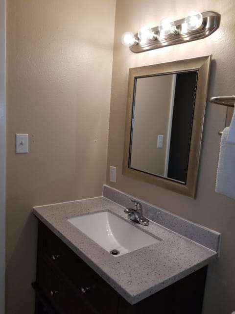 Standard Room, 2 Queen Beds, Non Smoking | Bathroom sink