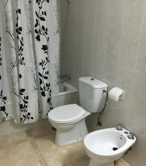 Bathtub, free toiletries, hair dryer, bidet